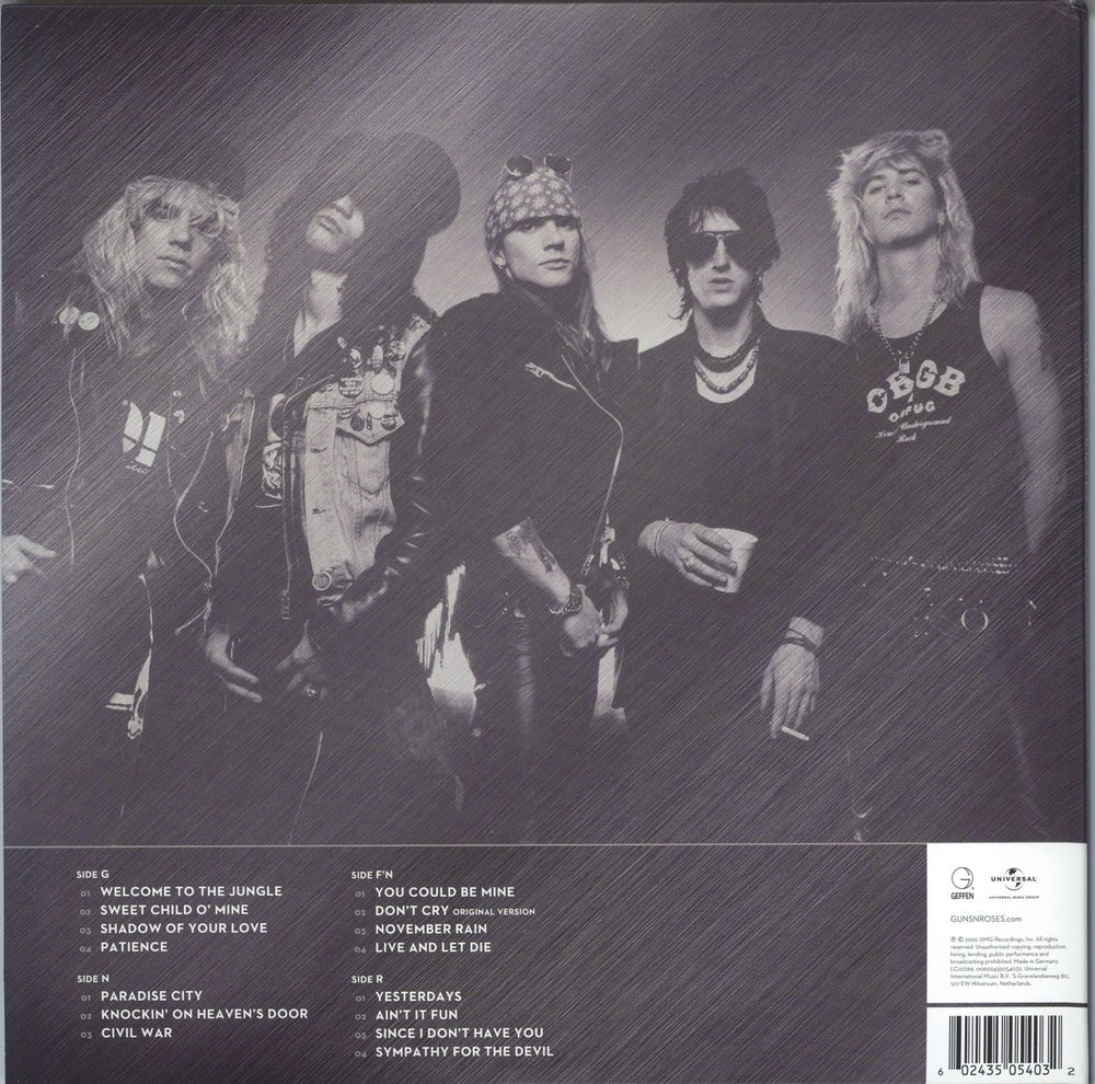 Guns N' Roses- Greatest Hits.  Official Vinyl release Double LP Black Gatefold Vinyl