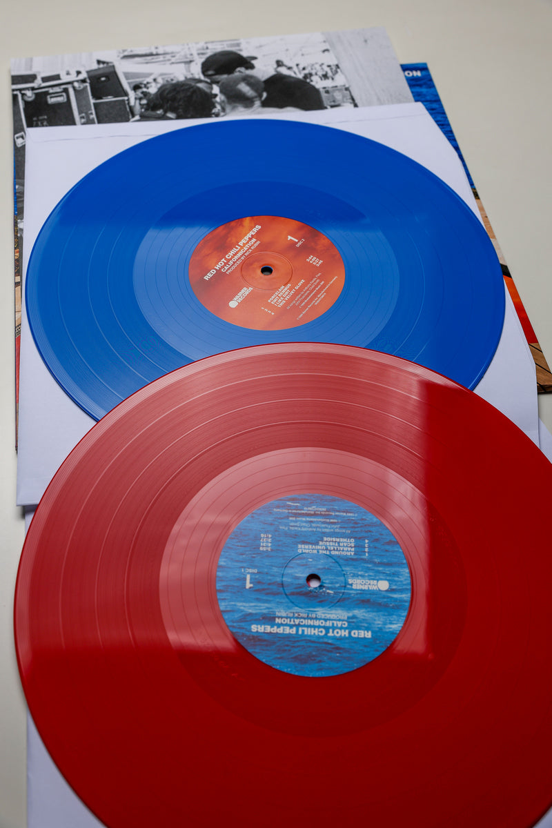 Red Hot Chili Peppers- Californication.  Limited Edition 25th Anniversary Red & Blue Double Vinyl