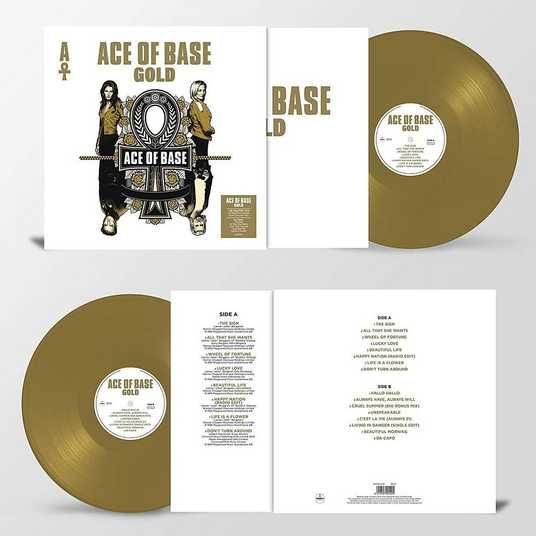 Ace of Base- Gold. Heavyweight 180g Gold Coloured Vinyl
