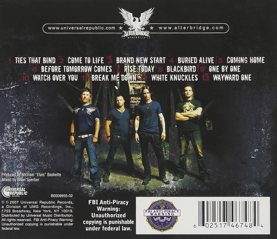 Alter Bridge-Blackbird. 10th anniversary Double LP 180g Audiophile vinyl