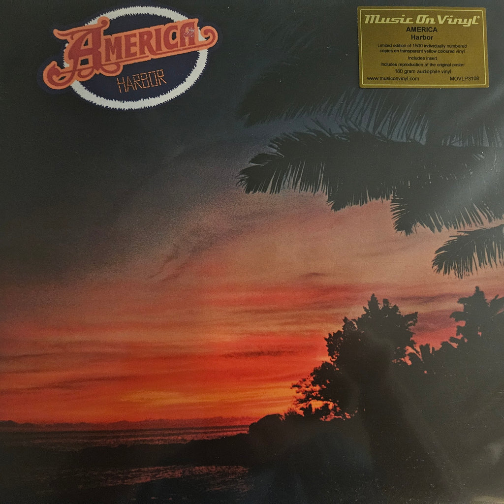 America- Harbor. Limited Edition Translucent Yellow 180g Vinyl