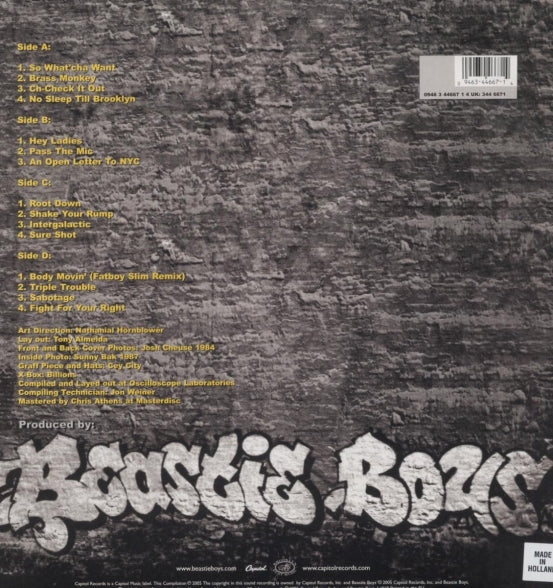 Beastie Boys- Solid Gold Hits. Double LP Gatefold Vinyl