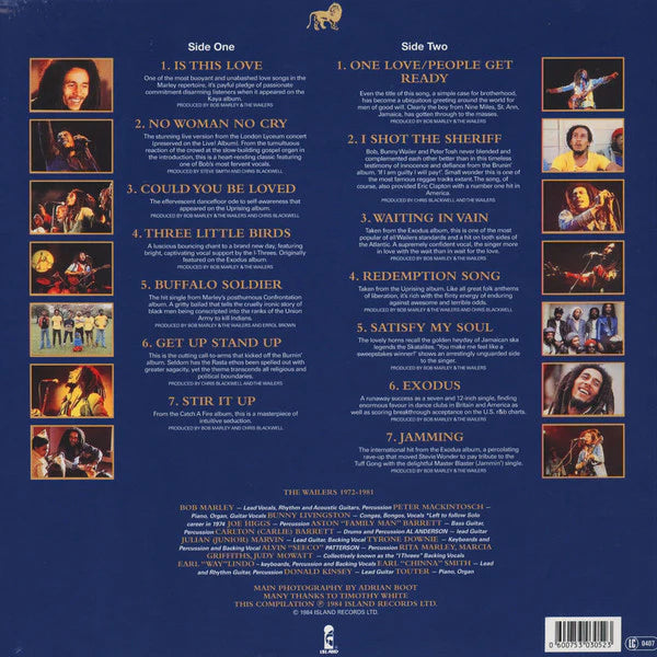 Bob Marley & the Wailers- Legend. Black vinyl