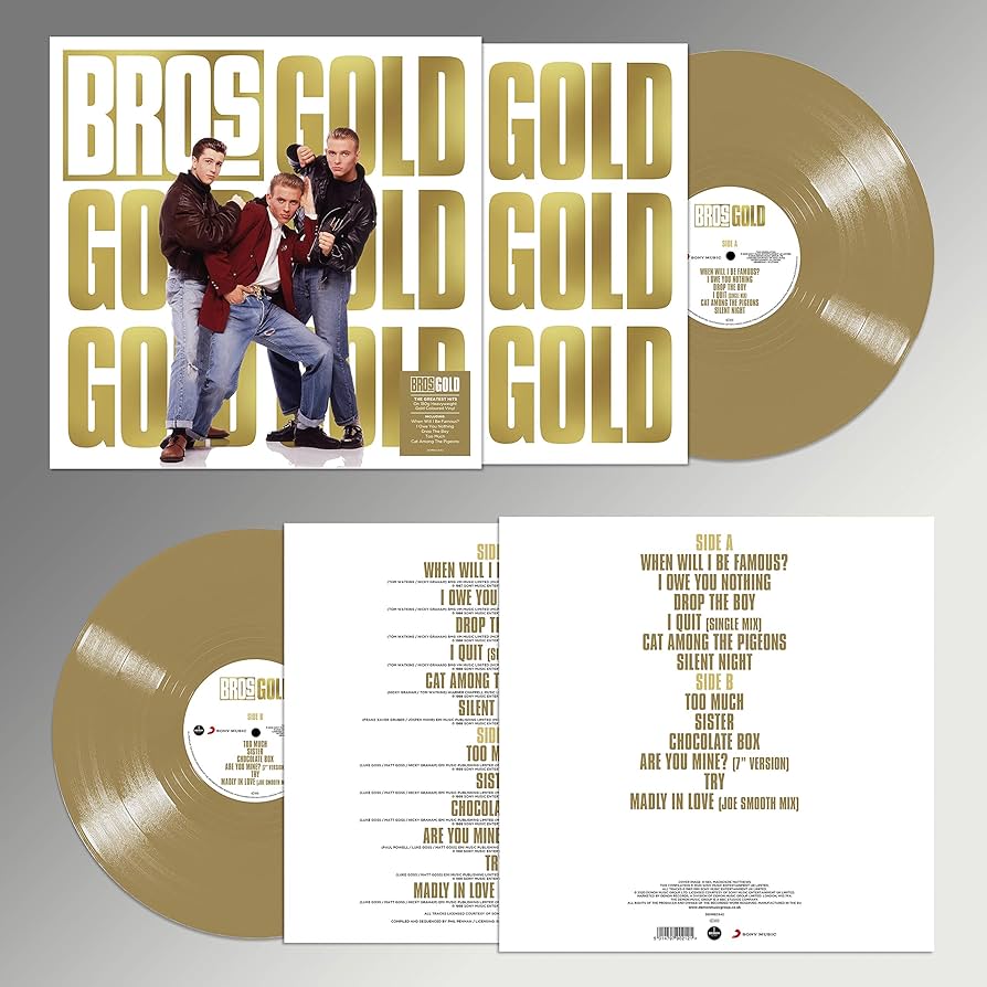 Bros- Gold. Limited Edition 180g Gold Vinyl
