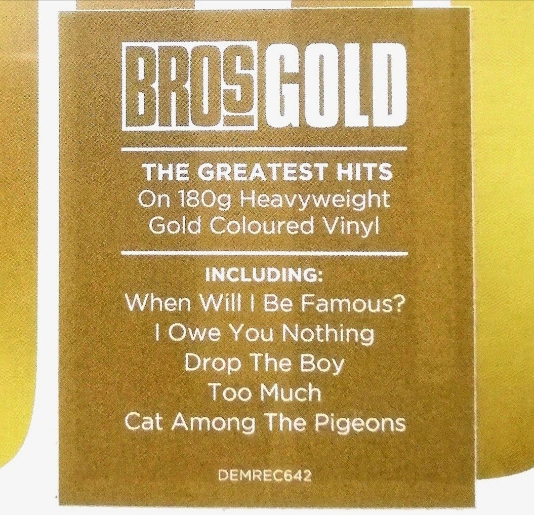 Bros- Gold. Limited Edition 180g Gold Vinyl
