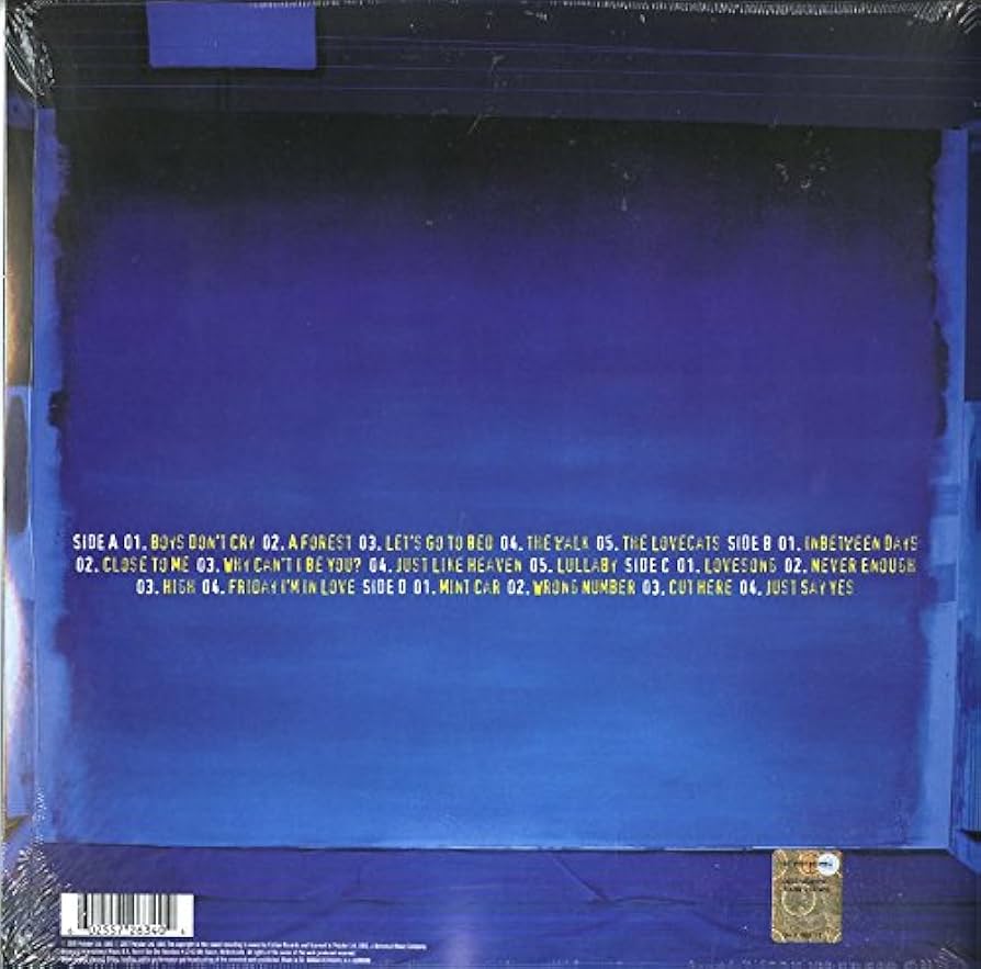 The Cure- Acoustic Hits. Double 180g Gatefold Heavyweight Vinyl