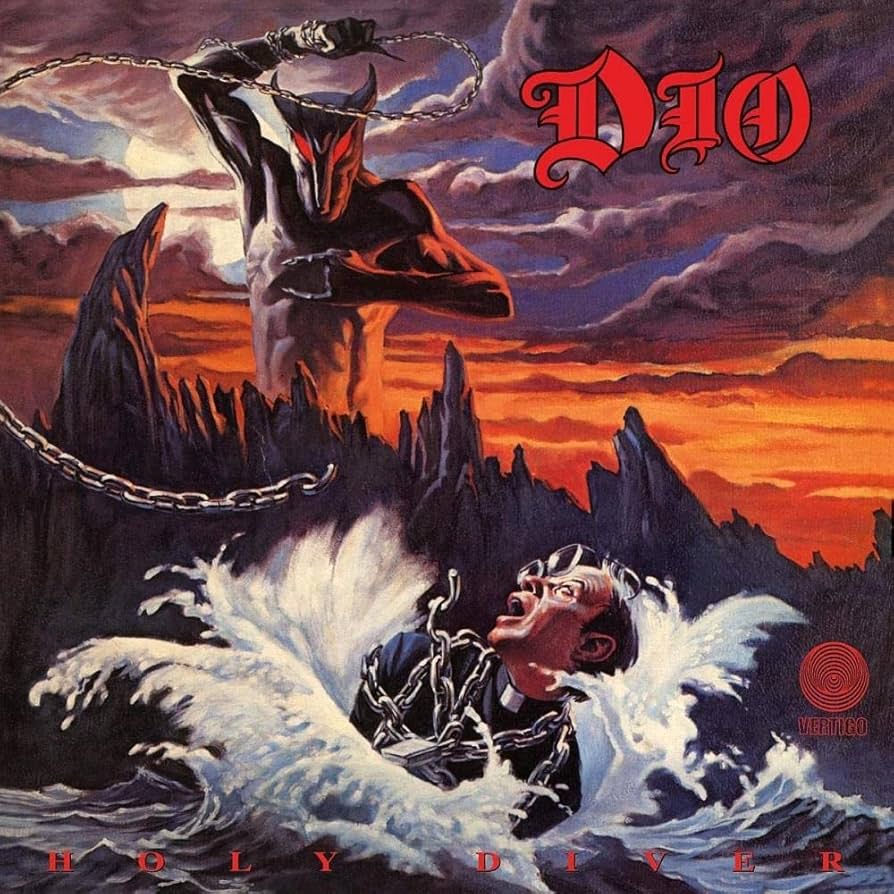 Dio-Holy Diver.  2021 remaster black vinyl