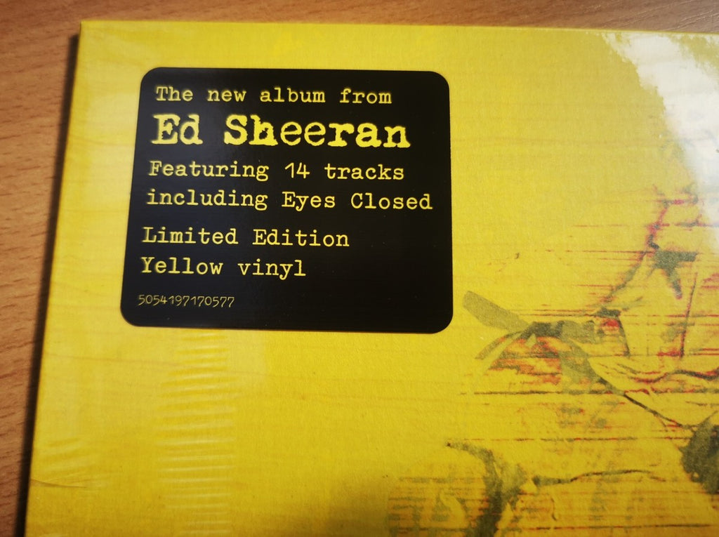 Ed Sheeran- Subtract. Limited Edition Yellow Vinyl