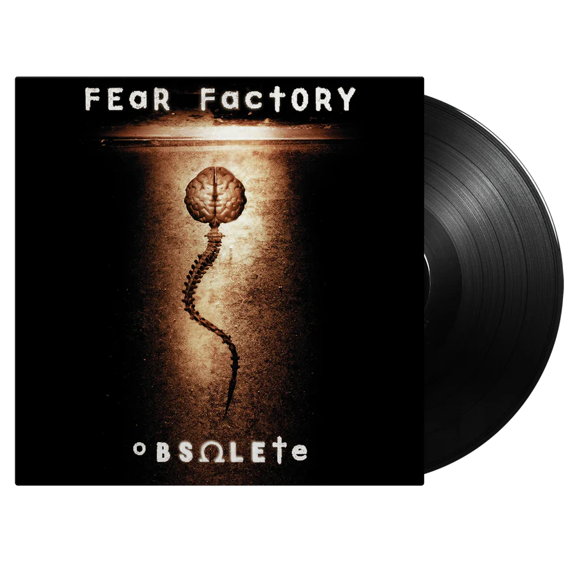 Fear Factory-Obsolete. Ltd Numbered Edition, 4 page booklet, Black/Clear Marbled vinyl