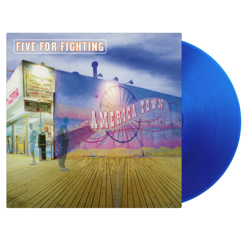 Five For Fighting- America Town.  Limited Edition Heavyweight 180g Blue Vinyl