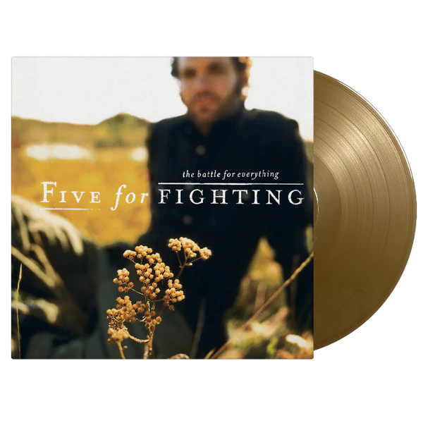 Five for Fighting- The Battle for Everything limited edition numbered gold 180g vinyl