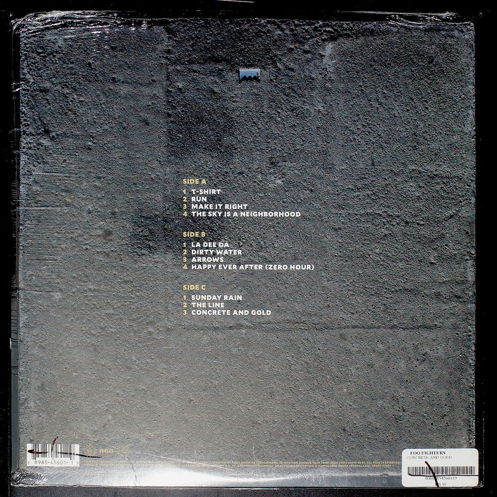Foo Fighters- Concrete and Gold.  Limited Edition Double LP, with Etched 4th side + MP3 download