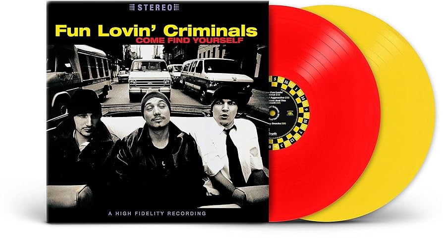Fun Lovin' Criminals- Come Find Yourself 25th anniversary limited edition 180g yellow & red 2LP