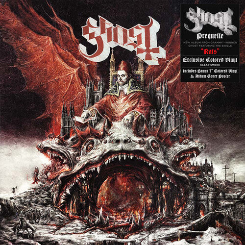 Ghost- Prequelle. Official Black Vinyl (featuring the single Rats)