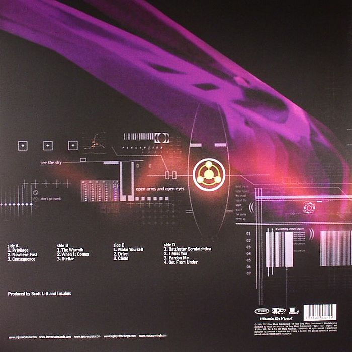 Incubus- Make Yourself. Heavyweight Double 180g Gatefold Vinyl