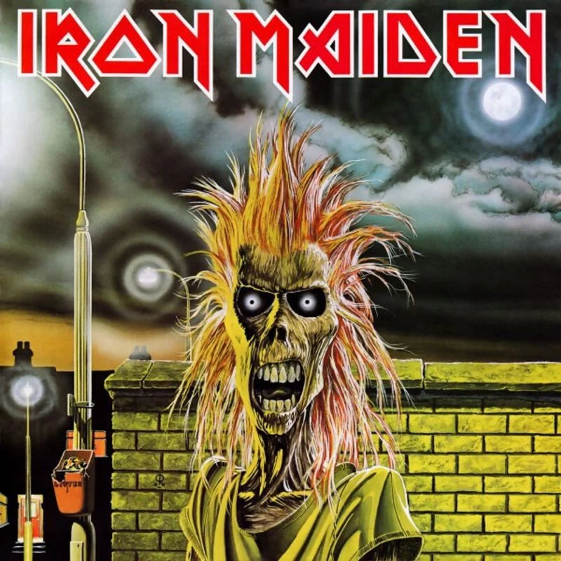 Iron Maiden- Iron Maiden.  Debut Album Re-release, Black Vinyl.