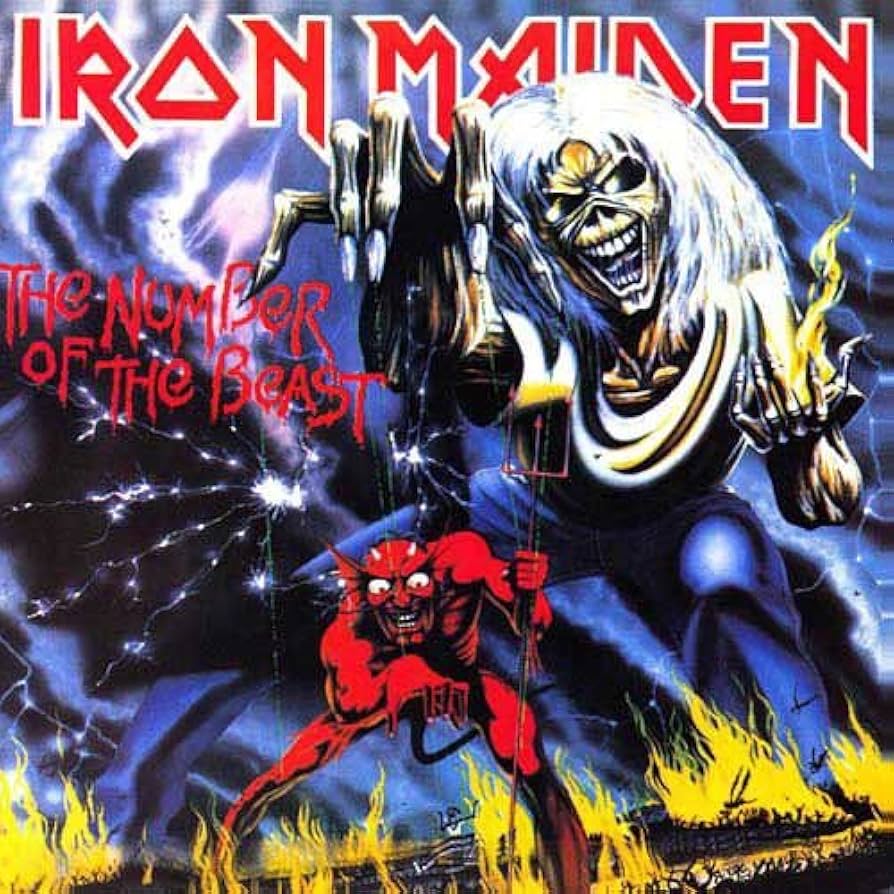 Iron Maiden- The Number Of The Beast. 2024 Reissue Black Vinyl