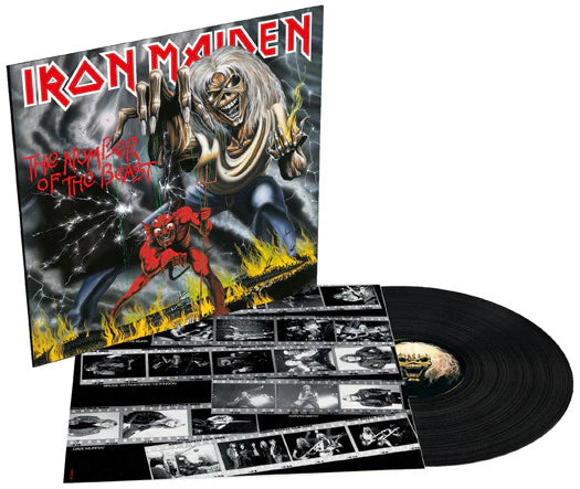 Iron Maiden- The Number Of The Beast. 2024 Reissue Black Vinyl
