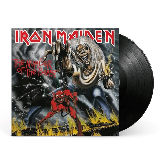 Iron Maiden- The Number Of The Beast. 2024 Reissue Black Vinyl