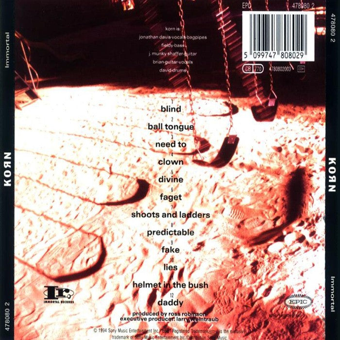 Korn-Korn. Double LP 180g Audiophile vinyl