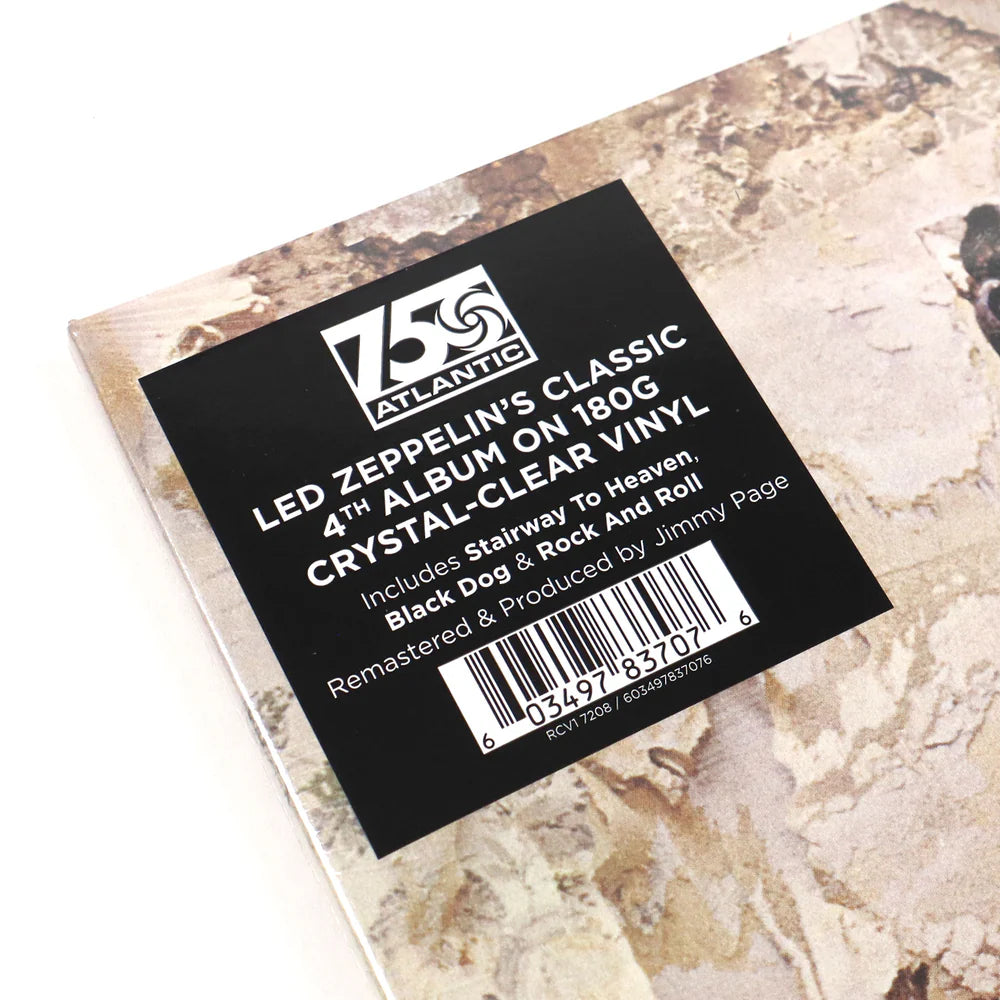 Led Zeppelin- IV.  Limited Edition Clear Vinyl 180g Official Anniversary Remaster