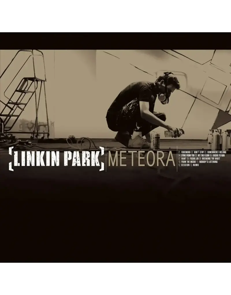 Linkin Park- Meteora. Limited Edition, Red & Gold Splatter, Gatefold Vinyl