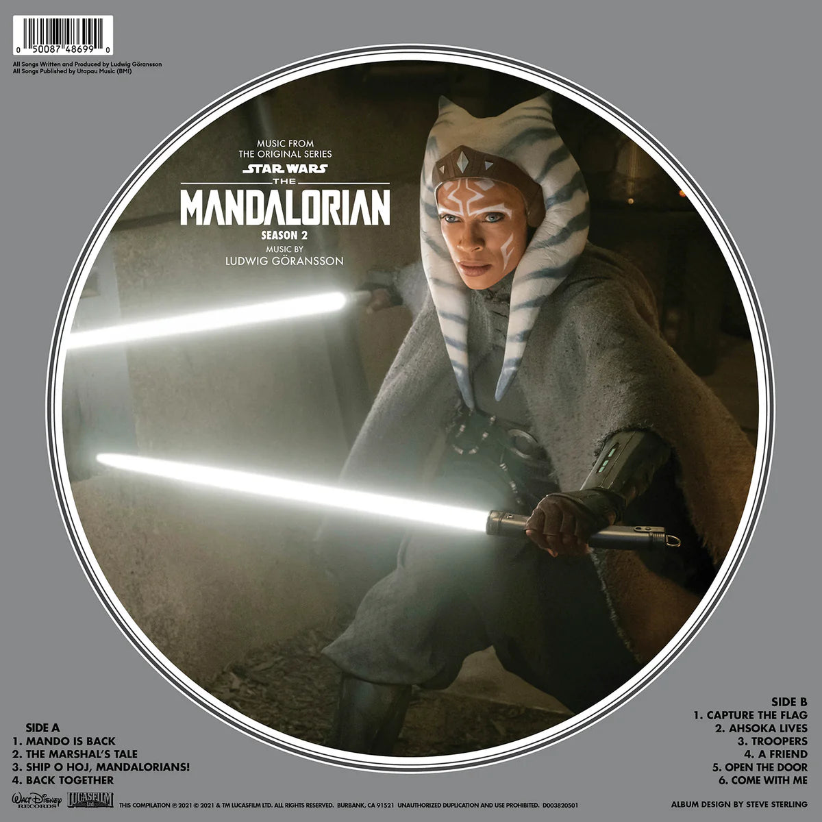Star Wars- The Mandalorian Season 2 Soundtrack. Picture Disc Vinyl