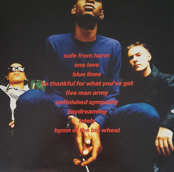 Massive Attack- Blue Lines, Heavyweight 180g Black Vinyl reissue