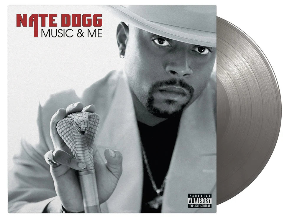 Nate Dogg- Music & Me. Limited Edition Silver, Double 180g Audiophile Vinyl