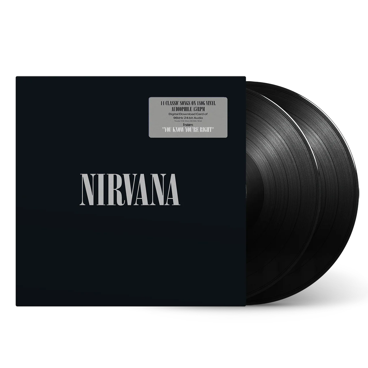 Nirvana-Nirvana. Double LP 180g vinyl with MP3 download code