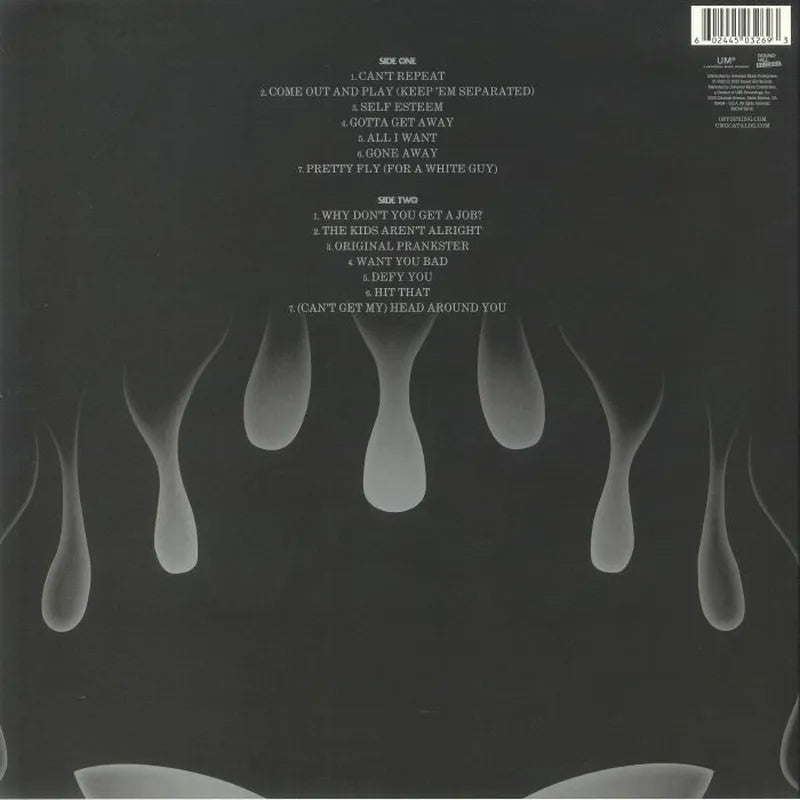 The Offspring- Greatest Hits. Official Black Vinyl