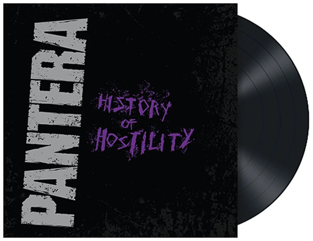 Pantera- History Of Hostility. Black Vinyl