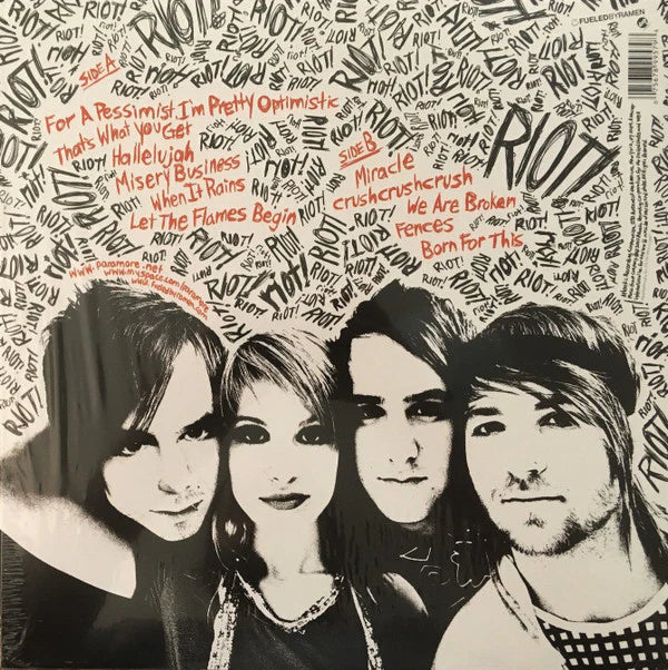 Paramore- Riot. Black Reissue Vinyl