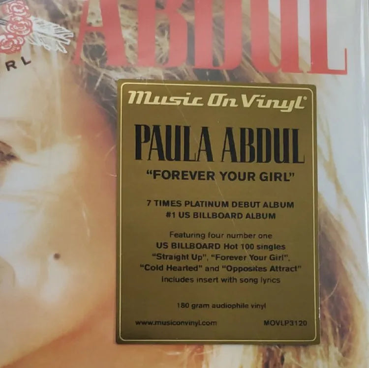 Paula Abdul- Forever Your Girl. Heavyweight 180g Audiophile