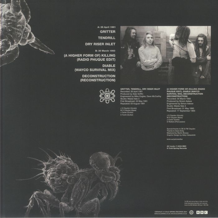 Pitchshifter- 'Peel Sessions 1991-93'. Official Remastered Black Vinyl