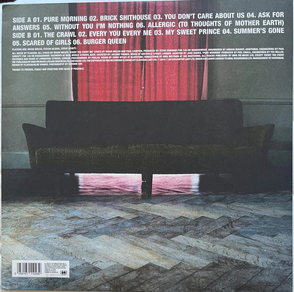 Placebo- Without You I'm Nothing. Gatefold Black Vinyl