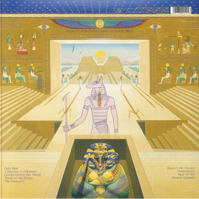 Iron Maiden- Powerslave. Heavyweight 180g, Black Vinyl, 2024 Remaster.