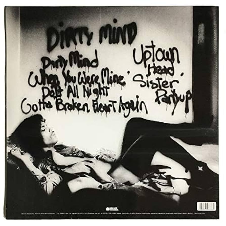 Prince- Dirty Mind. 2020 Reissue Black Vinyl