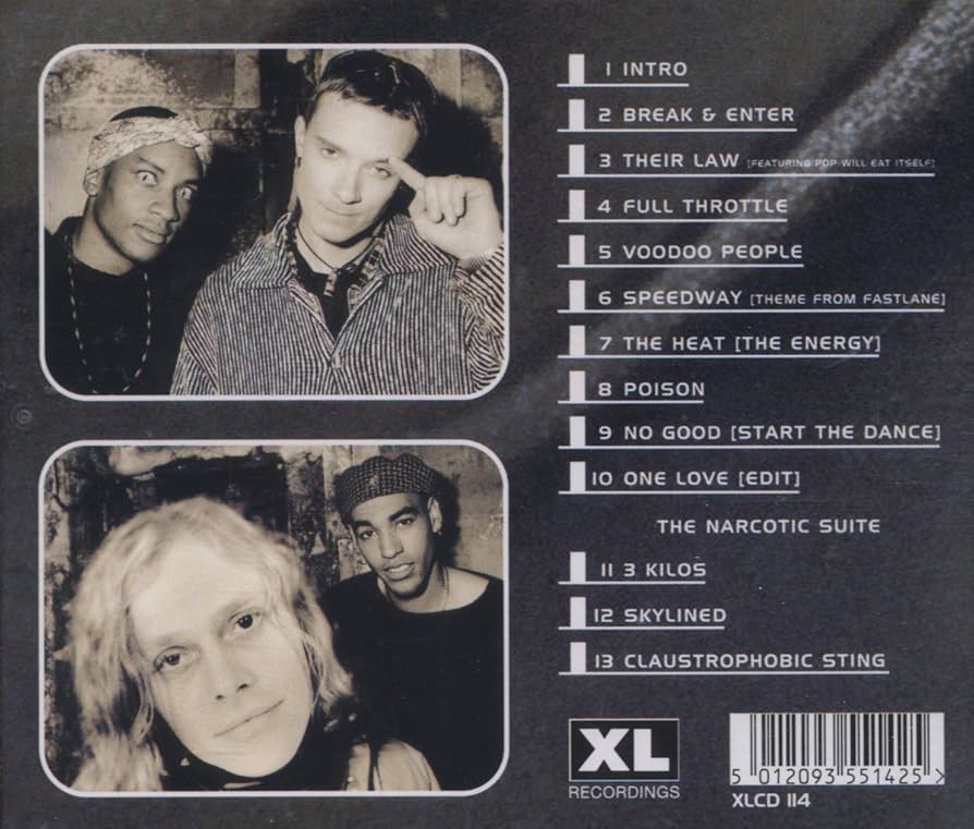 The Prodigy- Music For The Jilted Generation. Heavyweight double 180g gatefold vinyl