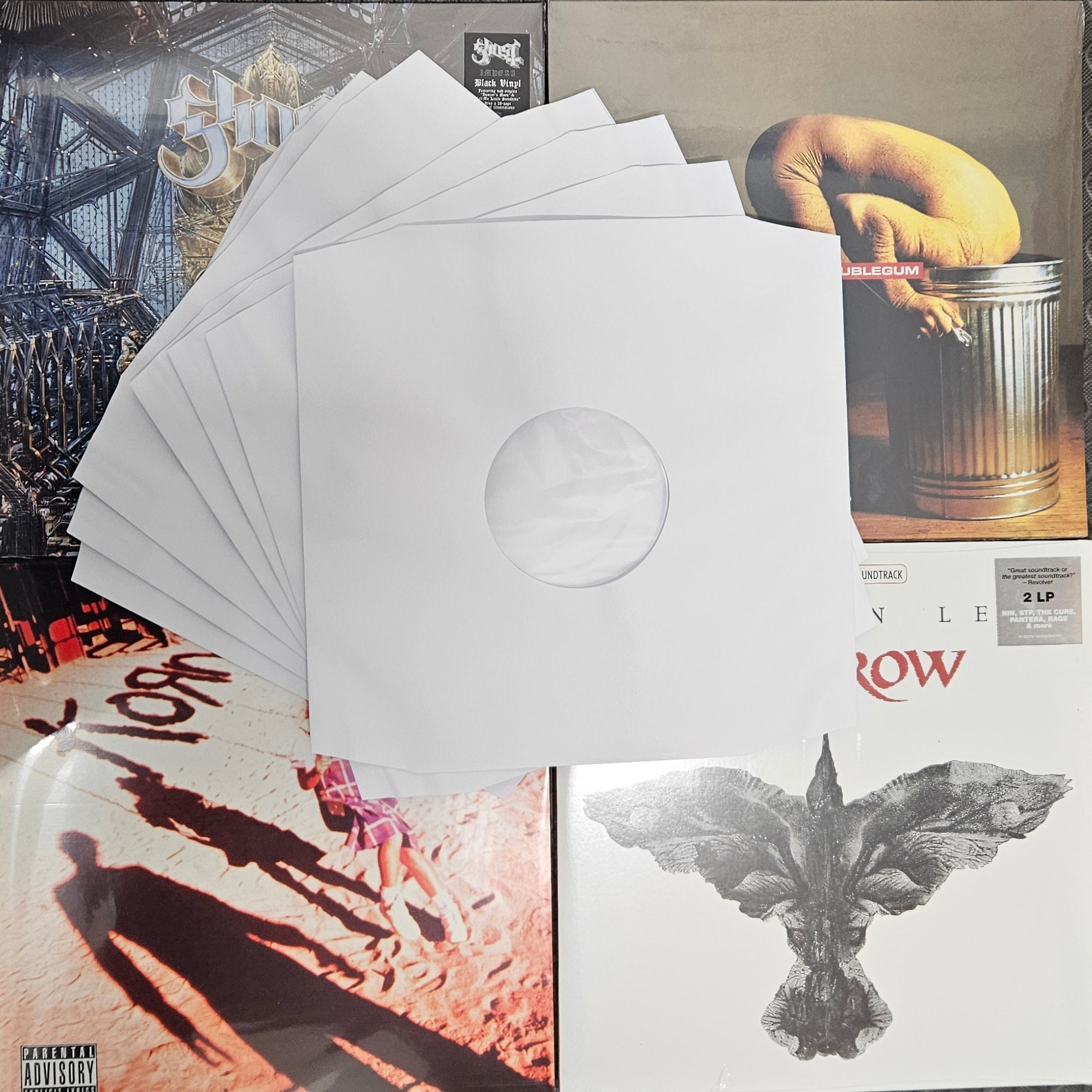 Inner Record Sleeve Polylined 12" White (Bundle of 12)