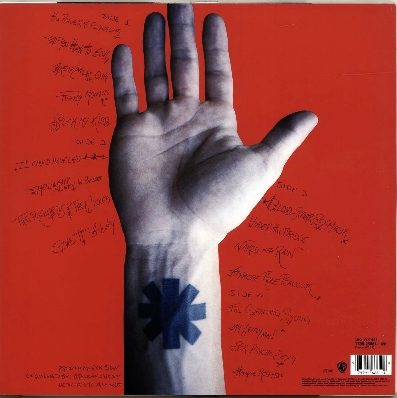 Red Hot Chili Peppers- Blood Sugar Sex Magik.  Double Heavyweight 180g Vinyl