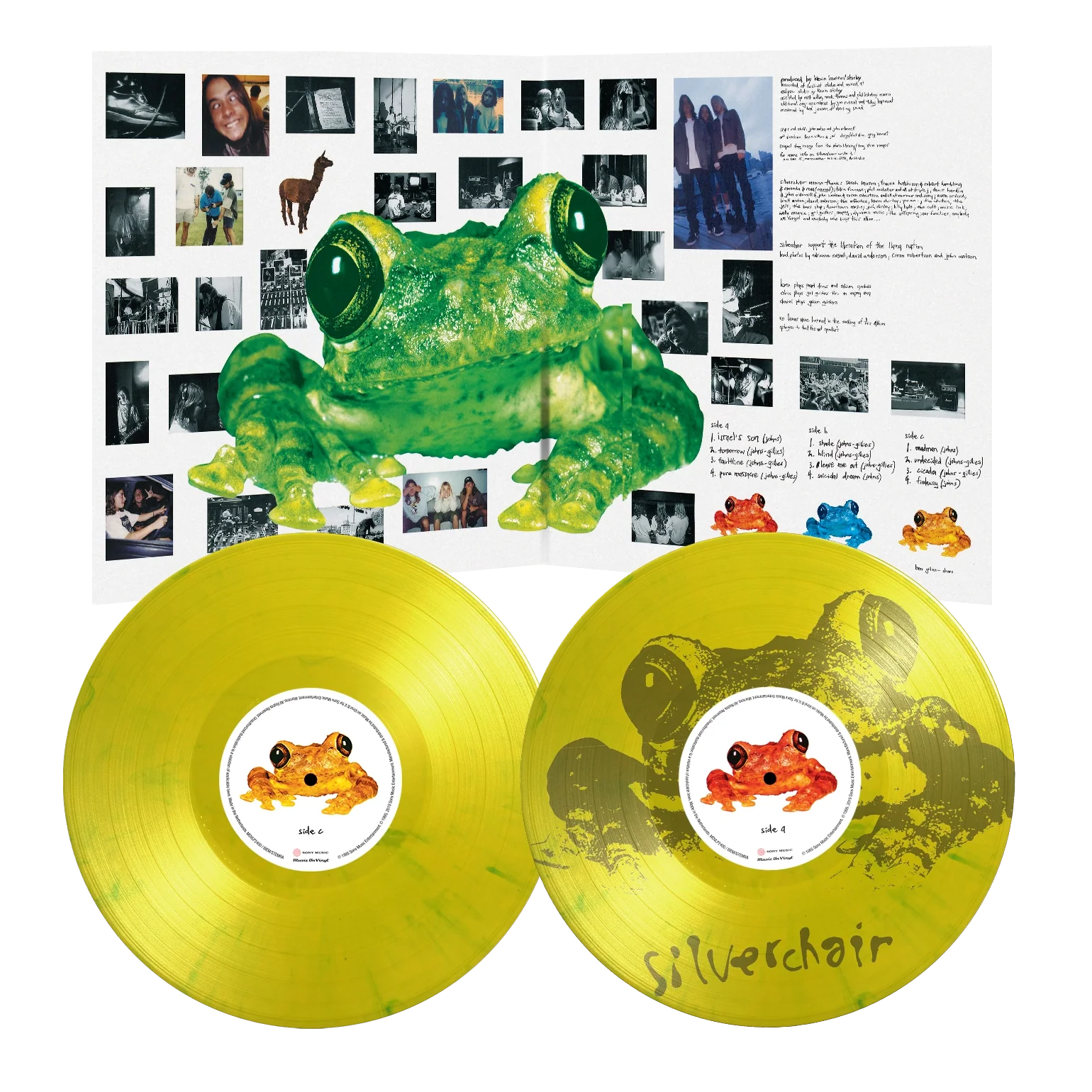 Silverchair-Frogstomp. 180g audiophile Limited numbered edition double LP, yellow & green marbled vinyl