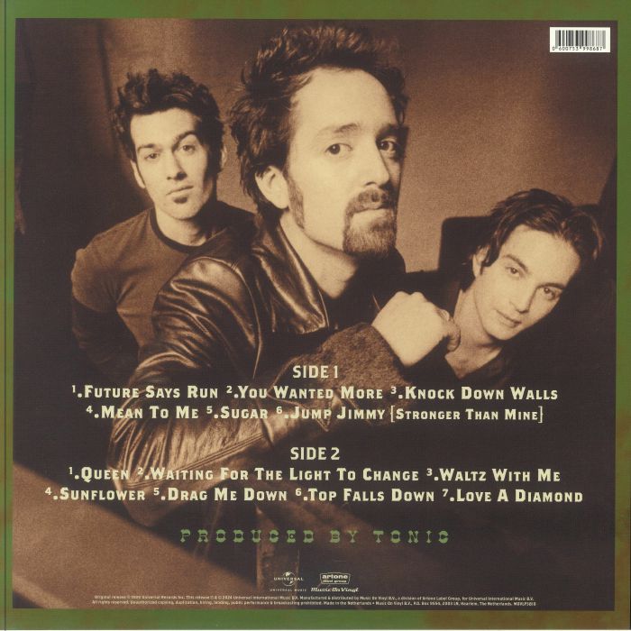 Tonic- Sugar. Heavyweight 180g Audiophile Vinyl