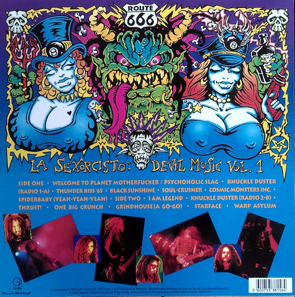 White Zombie- La Sexorcisto, Devil Muisc Vol 1. Heavyweight Black Official Vinyl