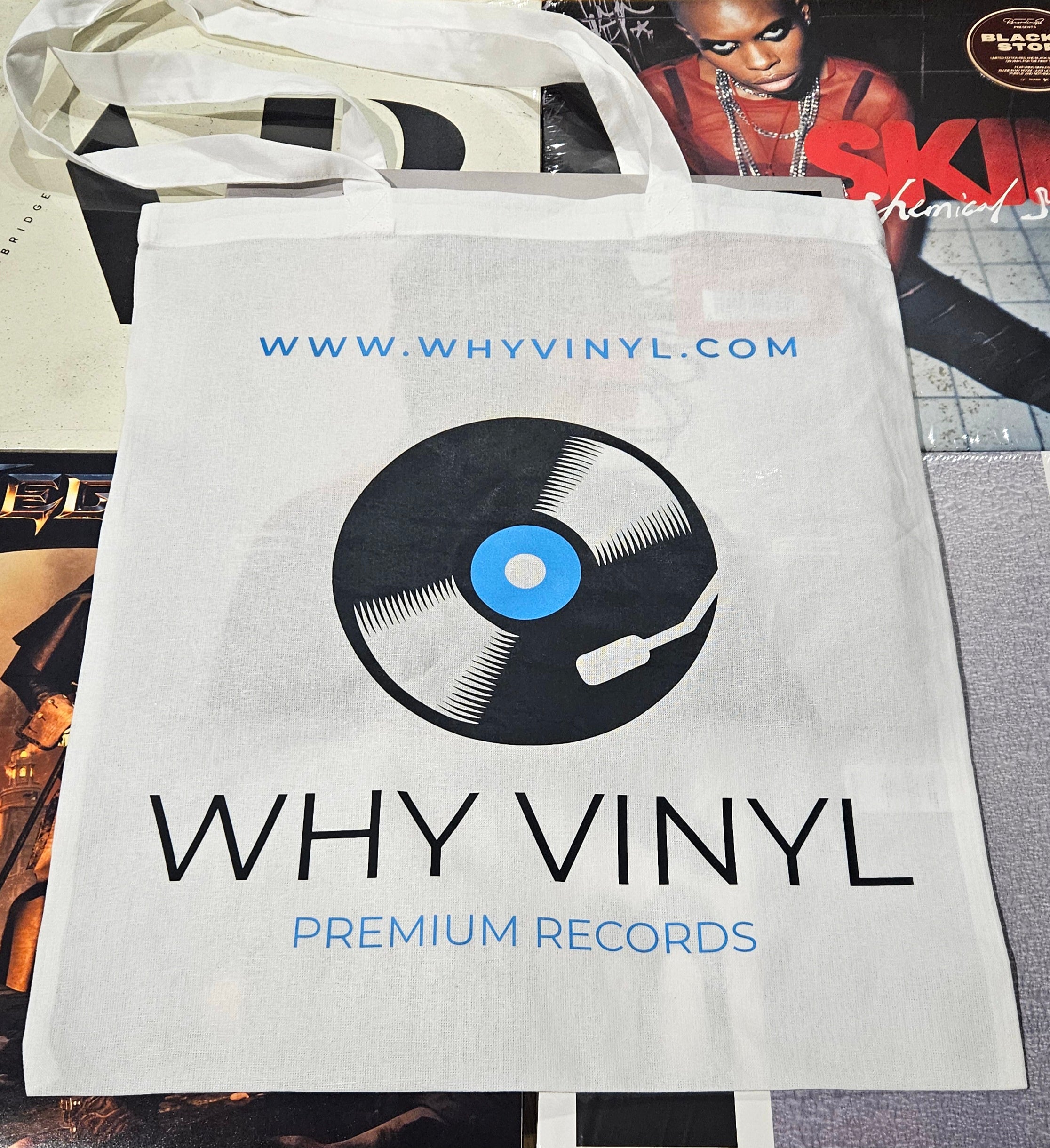 Vinyl Record Tote Bag
